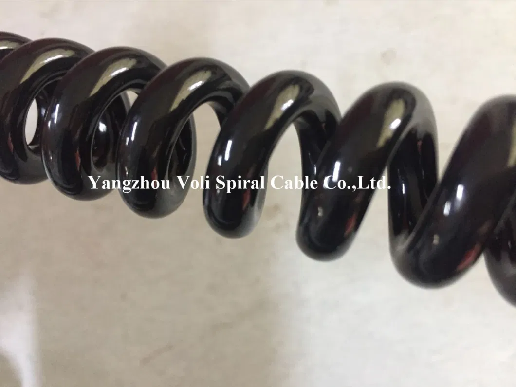 Spiral Cable Manufacturer Spring Wire Factory Customization Coiled Cable Wire