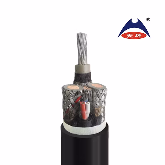 Cable flexible de blindaje confiable, cable de taladro eléctrico para minas de carbón/industria